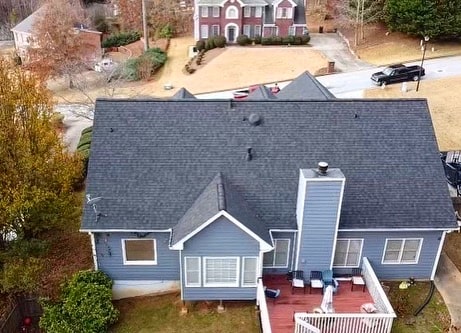 New Roof Installation - Certainteed Charcoal Black. Atlanta, GA. Fulton County