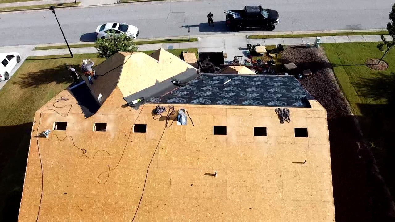 Turtle vent patching - new roof installation. Loganville, GA. Gwinnett County.